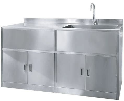 stainless steel kitchen sink base cabinet|free standing stainless steel cabinets.